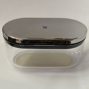 WMF Cheese Grater stainless 18/10 with Collection Container and Lid